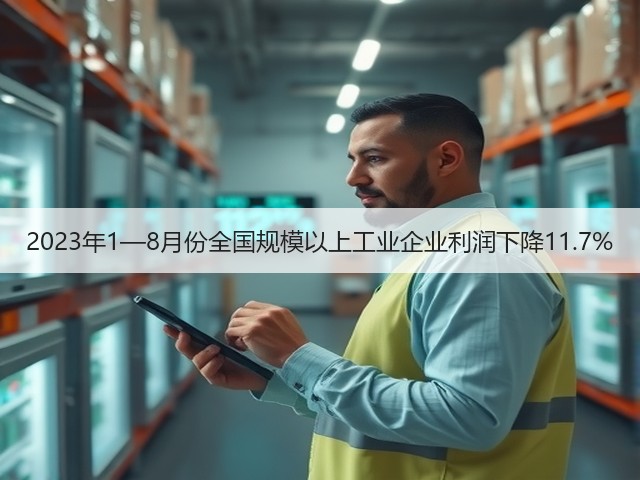 2023年1—8月份全国规模以上工业企业利润下降11.7%(图3) 2023年1—8月份全国规模以上工业企业利润下降11.7%(图3)