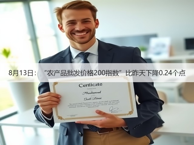 8月13日:“农产品批发价格200指数”比昨天下降0.24个点(图2) 8月13日:“农产品批发价格200指数”比昨天下降0.24个点(图2)