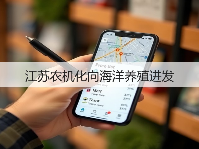 江苏农机化向海洋养殖进发(图1) 江苏农机化向海洋养殖进发(图1)