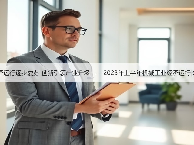 经济运行逐步复苏 创新引领产业升级——2023年上半年机械工业经济运行情况(图3)