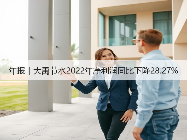 年报丨大禹节水2022年净利润同比下降28.27%(图1) 年报丨大禹节水2022年净利润同比下降28.27%(图1)