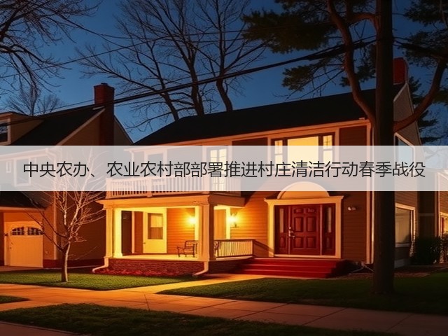 中央农办、农业农村部部署推进村庄清洁行动春季战役(图1) 中央农办、农业农村部部署推进村庄清洁行动春季战役(图1)