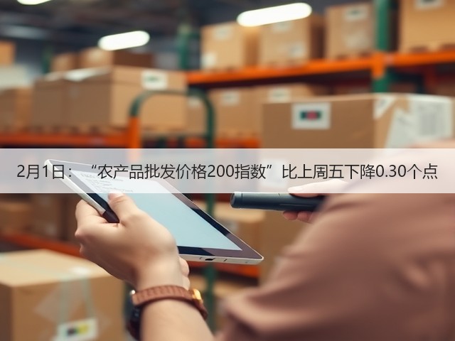 2月1日:“农产品批发价格200指数”比上周五下降0.30个点(图2) 2月1日:“农产品批发价格200指数”比上周五下降0.30个点(图2)