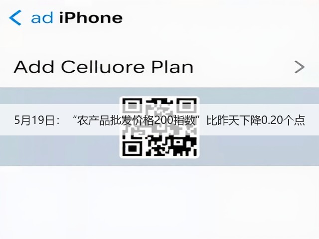 5月19日:“农产品批发价格200指数”比昨天下降0.20个点(图1) 5月19日:“农产品批发价格200指数”比昨天下降0.20个点(图1)