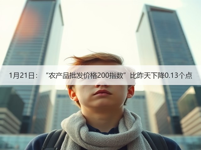 1月21日:“农产品批发价格200指数”比昨天下降0.13个点(图3) 1月21日:“农产品批发价格200指数”比昨天下降0.13个点(图3)