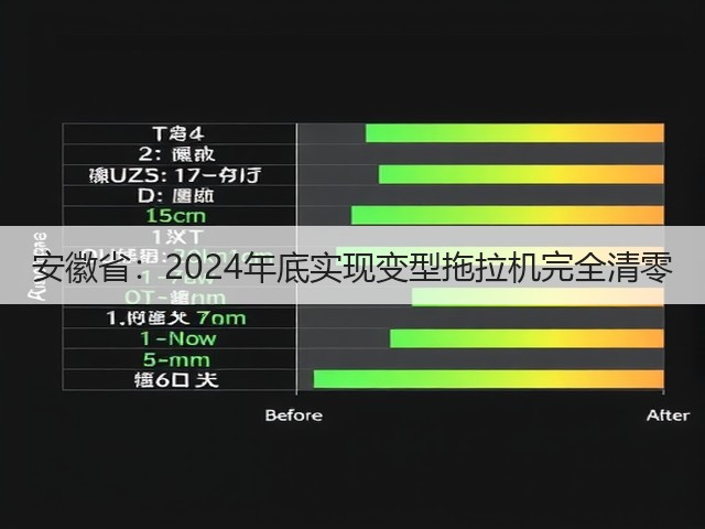 安徽省:2024年底实现变型拖拉机完全清零(图1) 安徽省:2024年底实现变型拖拉机完全清零(图1)