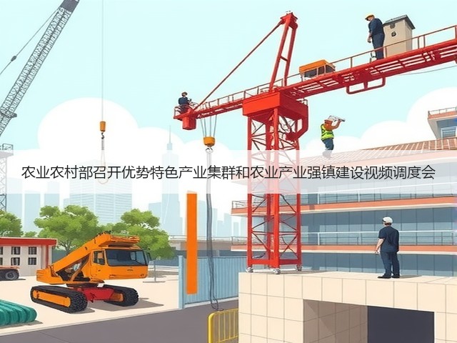 农业农村部召开优势特色产业集群和农业产业强镇建设视频调度会(图2)