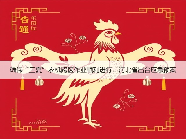 确保“三夏”农机跨区作业顺利进行:河北省出台应急预案(图2) 确保“三夏”农机跨区作业顺利进行:河北省出台应急预案(图2)