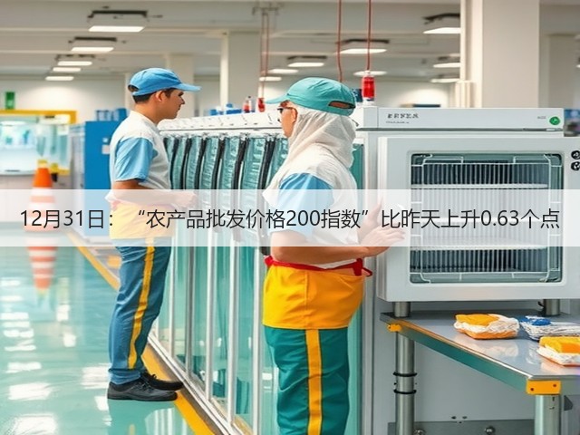12月31日:“农产品批发价格200指数”比昨天上升0.63个点(图2) 12月31日:“农产品批发价格200指数”比昨天上升0.63个点(图2)