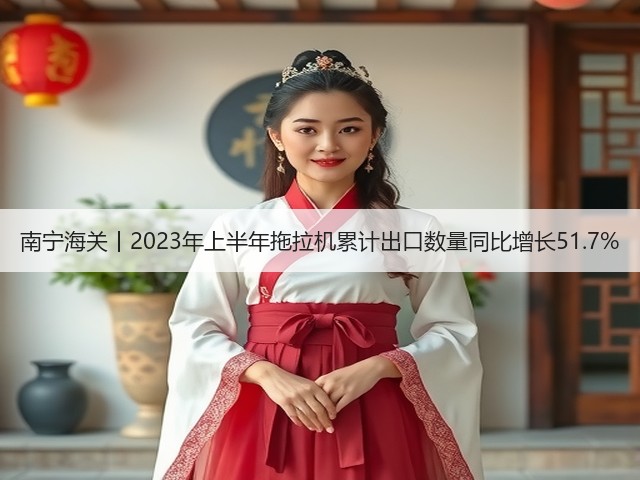 南宁海关丨2023年上半年拖拉机累计出口数量同比增长51.7%(图3)