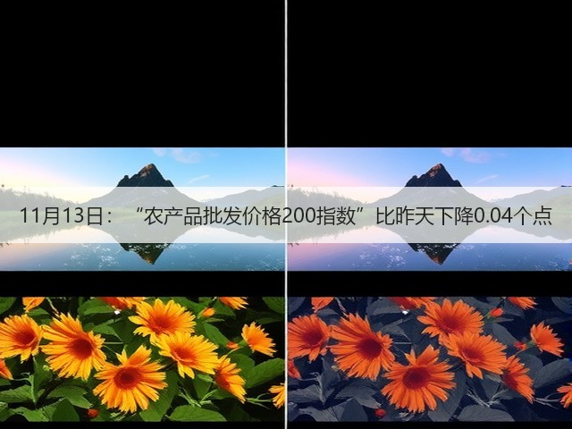 11月13日:“农产品批发价格200指数”比昨天下降0.04个点(图3) 11月13日:“农产品批发价格200指数”比昨天下降0.04个点(图3)