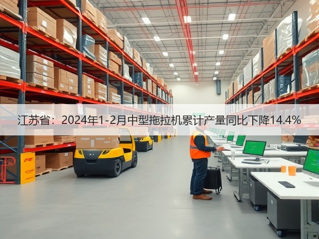 江苏省:2024年1-2月中型拖拉机累计产量同比下降14.4%(图1) 江苏省:2024年1-2月中型拖拉机累计产量同比下降14.4%(图1)