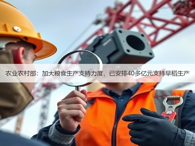 农业农村部:加大粮食生产支持力度,已安排40多亿元支持早稻生产(图1) 农业农村部:加大粮食生产支持力度,已安排40多亿元支持早稻生产(图1)