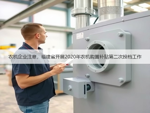 农机企业注意,福建省开展2020年农机购置补贴第二次投档工作(图2) 农机企业注意,福建省开展2020年农机购置补贴第二次投档工作(图2)