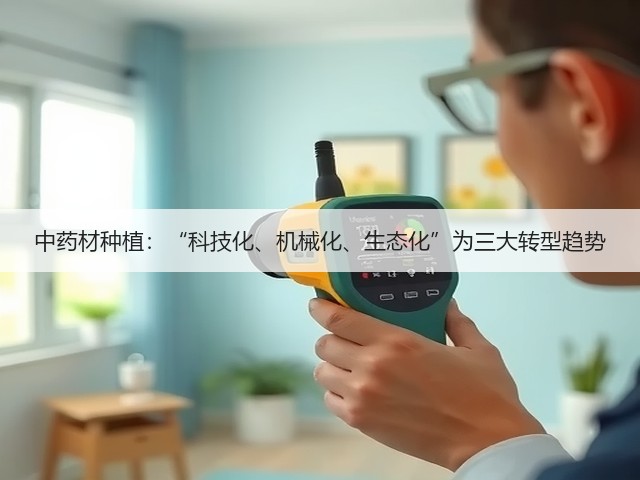 中药材种植:“科技化、机械化、生态化”为三大转型趋势(图3) 中药材种植:“科技化、机械化、生态化”为三大转型趋势(图3)