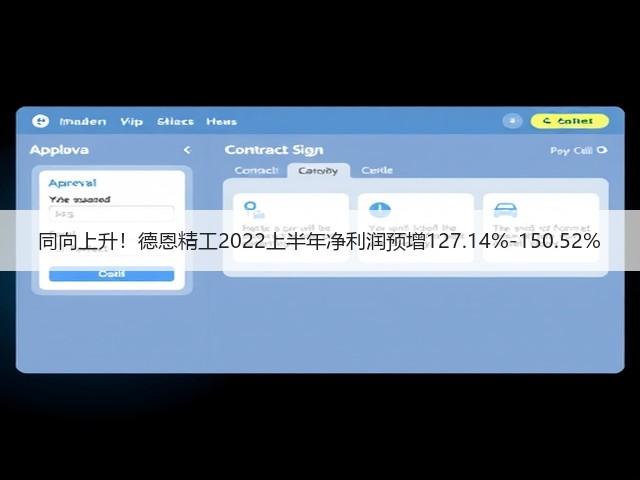 同向上升!德恩精工2022上半年净利润预增127.14%-150.52%(图2) 同向上升!德恩精工2022上半年净利润预增127.14%-150.52%(图2)