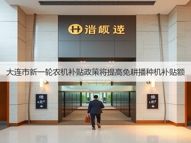 大连市新一轮农机补贴政策将提高免耕播种机补贴额(图1) 大连市新一轮农机补贴政策将提高免耕播种机补贴额(图1)