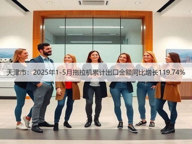 天津市：2025年1-5月拖拉机累计出口金额同比增长119.74%(图3)