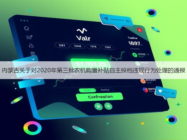 内蒙古关于对2020年第三批农机购置补贴自主投档违规行为处理的通报(图3) 内蒙古关于对2020年第三批农机购置补贴自主投档违规行为处理的通报(图3)