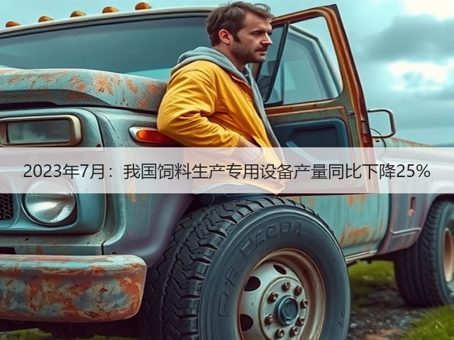 2023年7月：我国饲料生产专用设备产量同比下降25%(图3)