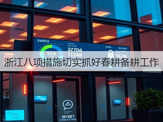 浙江八项措施切实抓好春耕备耕工作(图1) 浙江八项措施切实抓好春耕备耕工作(图1)