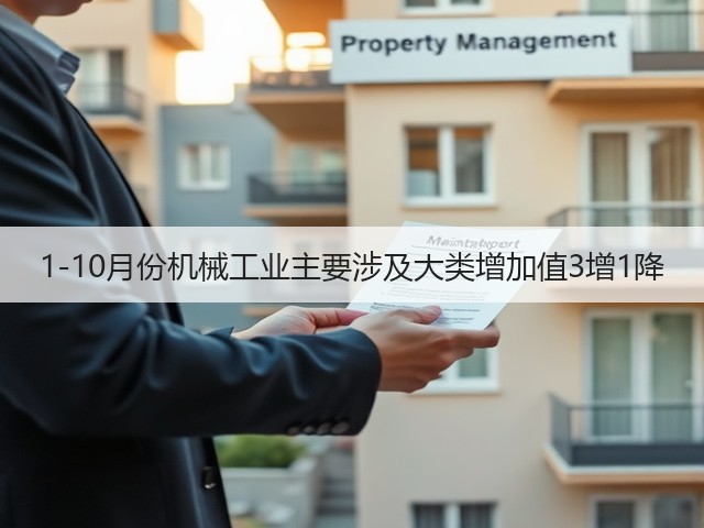 1-10月份机械工业主要涉及大类增加值3增1降(图1) 1-10月份机械工业主要涉及大类增加值3增1降(图1)