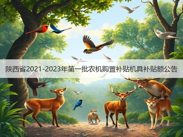 陕西省2021-2023年第一批农机购置补贴机具补贴额公告(图3) 陕西省2021-2023年第一批农机购置补贴机具补贴额公告(图3)