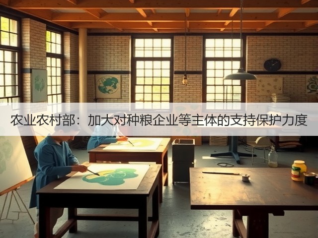 农业农村部:加大对种粮企业等主体的支持保护力度(图2) 农业农村部:加大对种粮企业等主体的支持保护力度(图2)