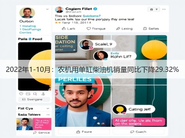 2022年1-10月:农机用单缸柴油机销量同比下降29.32%(图2) 2022年1-10月:农机用单缸柴油机销量同比下降29.32%(图2)