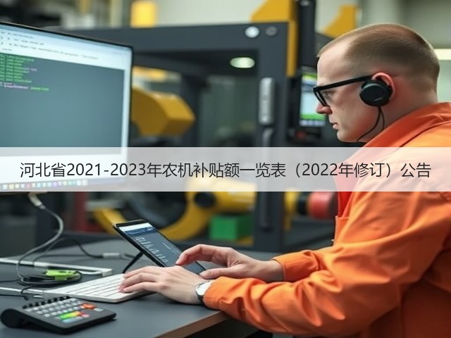 河北省2021-2023年农机补贴额一览表(2022年修订)公告(图3) 河北省2021-2023年农机补贴额一览表(2022年修订)公告(图3)