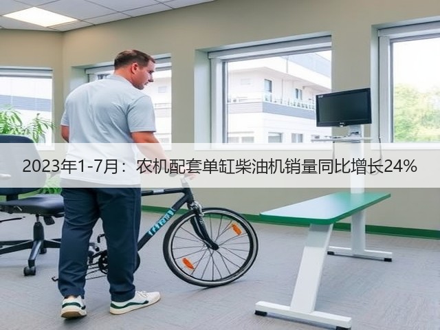 2023年1-7月：农机配套单缸柴油机销量同比增长24%(图3)