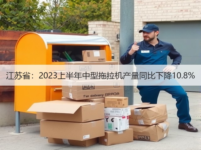 江苏省：2023上半年中型拖拉机产量同比下降10.8%(图3)