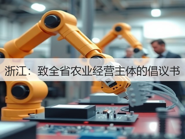 浙江:致全省农业经营主体的倡议书(图1) 浙江:致全省农业经营主体的倡议书(图1)