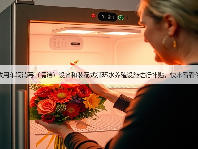 江西省对畜牧用车辆消毒（清洁）设备和装配式循环水养殖设施进行补贴，快来看看你符合要求吗(图1)