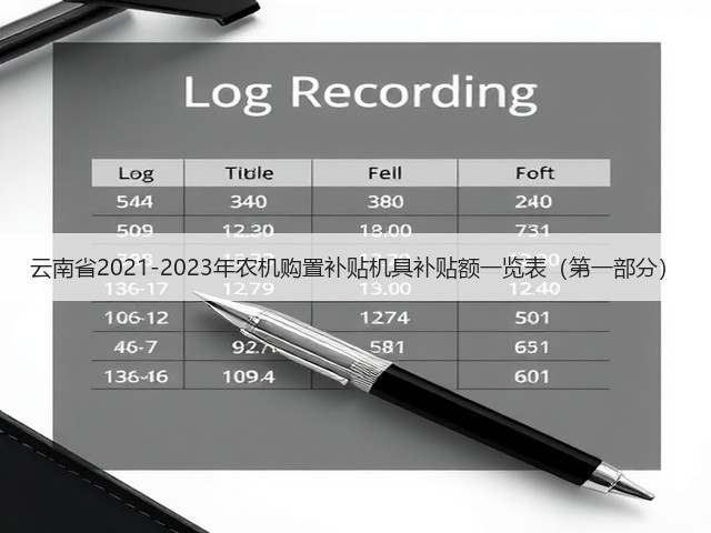 云南省2021-2023年农机购置补贴机具补贴额一览表(第一部分)(图2) 云南省2021-2023年农机购置补贴机具补贴额一览表(第一部分)(图2)