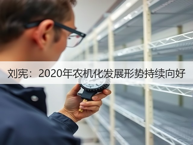 刘宪：2020年农机化发展形势持续向好(图2)