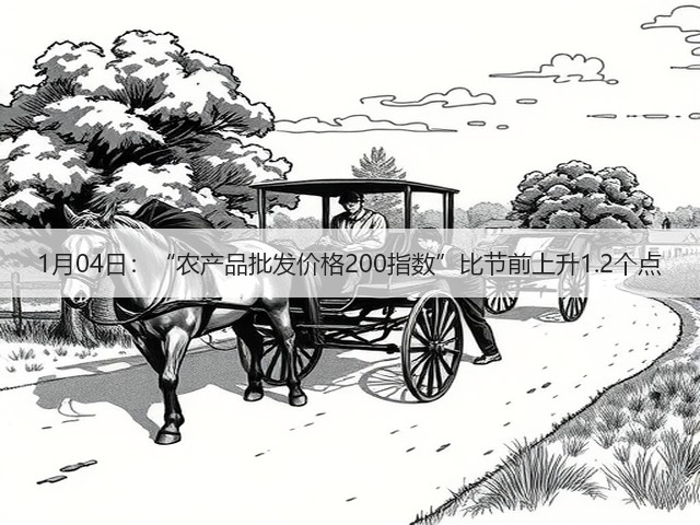 1月04日:“农产品批发价格200指数”比节前上升1.2个点(图3) 1月04日:“农产品批发价格200指数”比节前上升1.2个点(图3)