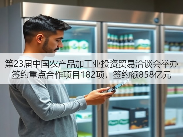 第23届中国农产品加工业投资贸易洽谈会举办 签约重点合作项目182项,签约额858亿元(图3) 第23届中国农产品加工业投资贸易洽谈会举办 签约重点合作项目182项,签约额858亿元(图3)