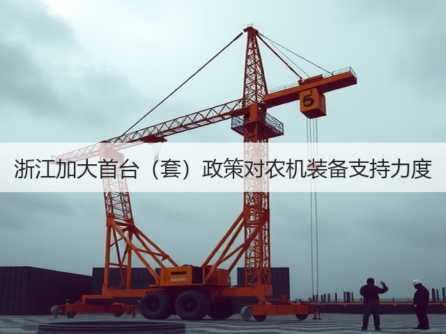 浙江加大首台(套)政策对农机装备支持力度(图3) 浙江加大首台(套)政策对农机装备支持力度(图3)