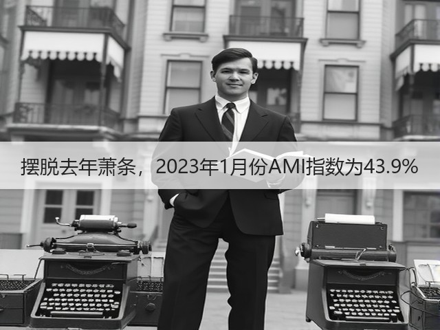 摆脱去年萧条,2023年1月份AMI指数为43.9%(图2) 摆脱去年萧条,2023年1月份AMI指数为43.9%(图2)