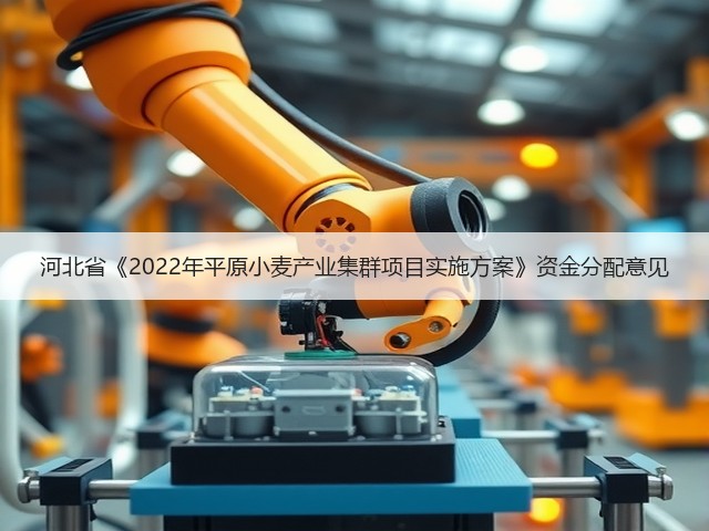 河北省《2022年平原小麦产业集群项目实施方案》资金分配意见(图3) 河北省《2022年平原小麦产业集群项目实施方案》资金分配意见(图3)