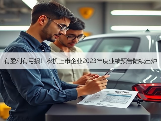 有盈利有亏损!农机上市企业2023年度业绩预告陆续出炉(图2) 有盈利有亏损!农机上市企业2023年度业绩预告陆续出炉(图2)