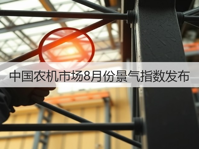 中国农机市场8月份景气指数发布(图2)