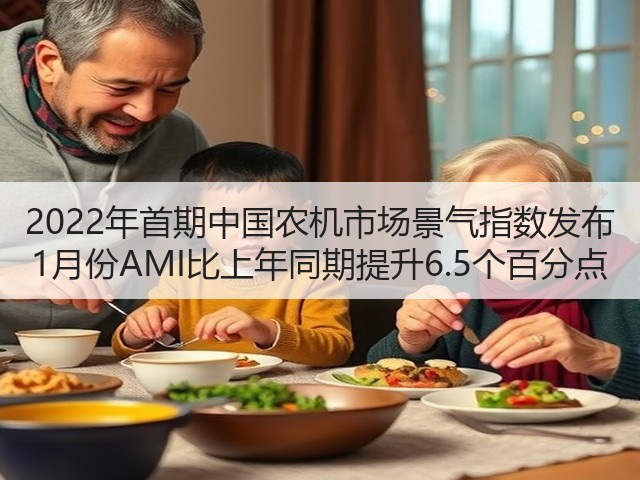 2022年首期中国农机市场景气指数发布 1月份AMI比上年同期提升6.5个百分点(图3)