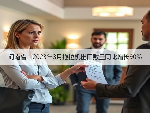 河南省：2023年3月拖拉机出口数量同比增长90%(图2)