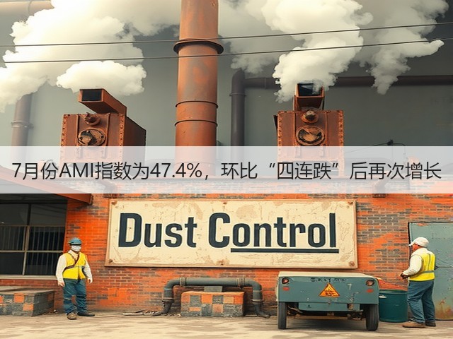 7月份AMI指数为47.4%，环比“四连跌”后再次增长(图2)