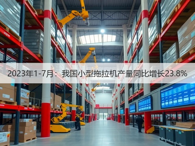 2023年1-7月：我国小型拖拉机产量同比增长23.8%(图2)