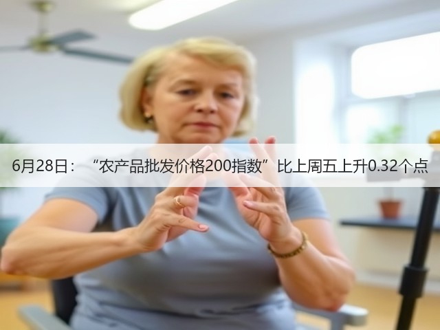 6月28日：“农产品批发价格200指数”比上周五上升0.32个点(图3)