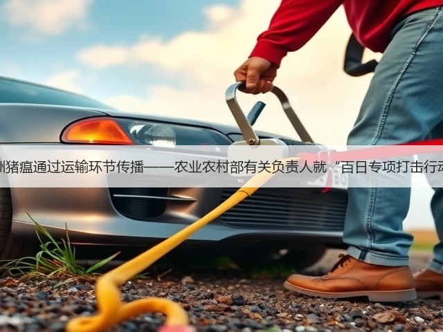 坚决防止非洲猪瘟通过运输环节传播——农业农村部有关负责人就“百日专项打击行动”答记者问(图1) 坚决防止非洲猪瘟通过运输环节传播——农业农村部有关负责人就“百日专项打击行动”答记者问(图1)