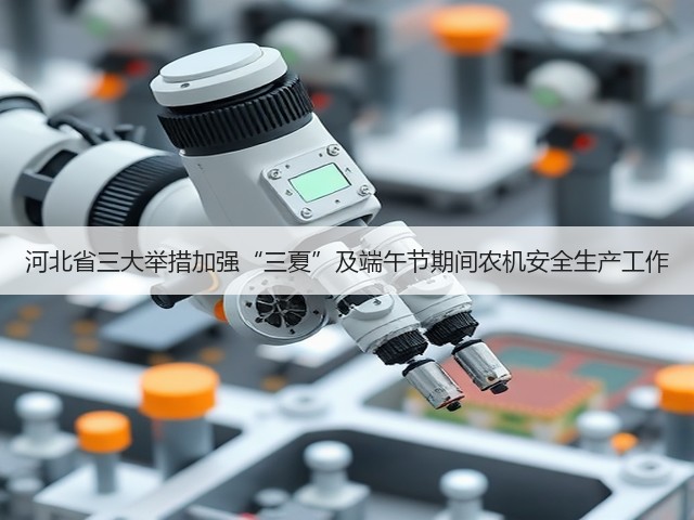 河北省三大举措加强“三夏”及端午节期间农机安全生产工作(图2) 河北省三大举措加强“三夏”及端午节期间农机安全生产工作(图2)